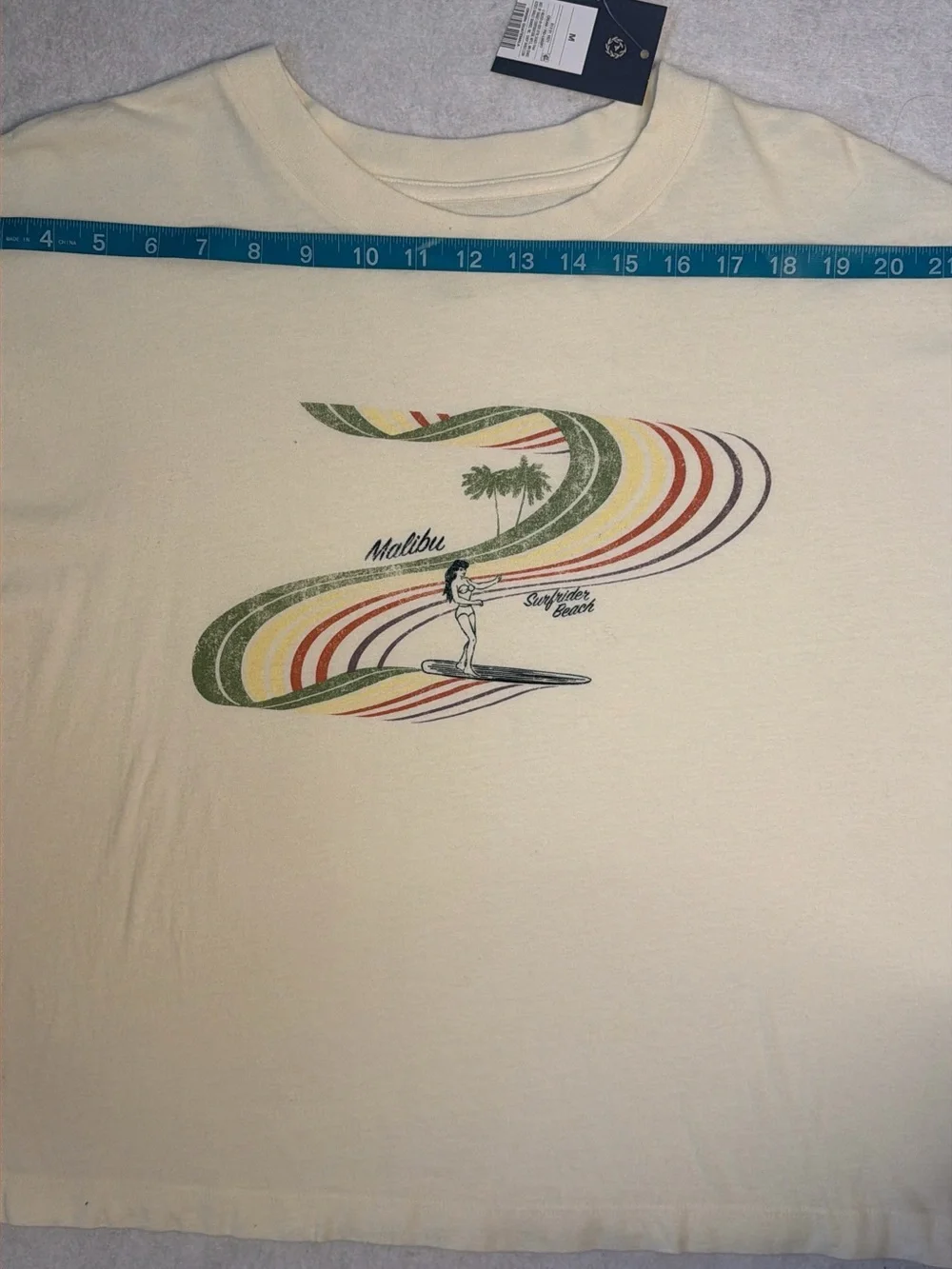 Universal Thread Malibu Surfrider Beach Graphic Tee Size M NWT - Picture 8 of 11